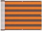vidaXL Balkonsichtschutz Orange und Braun 75 x 200 cm 42030656