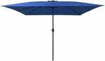 vidaXL Gartenparasol Blau und Schwarz 295 x 295 x 245 cm 42003659