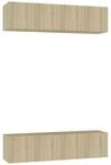 vidaXL TV-Schr&auml;nke 4 Stk Sonoma-Eiche 60x30x30 cm Holzwerkstoff 3078954