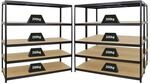 PROREGAL Mega Deal 3x Schwerlastregal Giant Elephant HxBxT 180 x 180 x 60 cm Fachlast