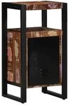vidaXL Badezimmerschrank mit Regal Braun Massives Holz 4013608