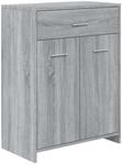 vidaXL Badezimmerschrank Grau Sonoma 60x33x80 cm Holzwerkstoff 815664