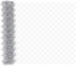 vidaXL Kettenzaun Silber 10 x 1 m Verzinkter Stahl 42004839