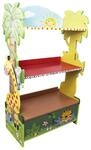 Teamson Kids Kinderb&uuml;cherregal Schlafzimmer Sunny Safari Holz