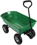 Wiltec Gartenwagen Kippfunktion 240kg Handwagen 75l Bollerwagen Transportwagen