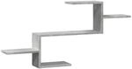 vidaXL Wandregal Betongrau 104x15x49 cm Holzwerkstoff 853203