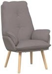vidaXL Relaxsessel Taupe 69 x 74 x 93 cm Stoff 42001856