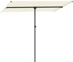 Outsunny Sonnenschirm Aluminium Polyester 205L x 150B x 215H cm Beige