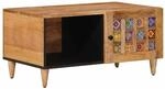 vidaXL Couchtisch Natur 80 x 50 x 40 cm Massivholz Mango 4018264