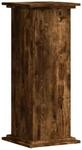 vidaXL Pflanzenst&auml;nder R&auml;uchereiche 33x33x80 cm Holzwerkstoff 852973