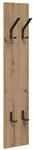 vidaXL Wandmontierter Nachttisch Artisan-Eiche 20 x 1,5 x 100 cm 874466