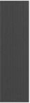 vidaXL Fu&szlig;matte Streifen Schwarz und Grau 115x400 cm 4105599