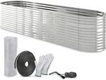 TTL GARDEN Ovales Garten-Hochbeet SPIRIT XXL 400&times;80&times;80 cm &ndash; Extra Gro&szlig;es...