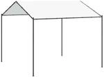vidaXL Pavillon Wei&szlig; 4 x 4 x 2,6 m Stahl und Polyester 362452