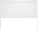 MCW Seitenwand F&uuml;r Pergola P65 Stoff/Textil Sturmfest 3x3m Wei&szlig;