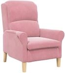 vidaXL Sessel Rosa 76 x 94 x 102 cm Samt 42009861