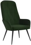 vidaXL Relaxsessel Dunkelgr&uuml;n Samt 341196