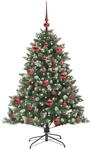 vidaXL K&uuml;nstlicher Weihnachtsbaum mit 150 LEDs Gr&uuml;n 105 x 105 x 150 cm 3395221