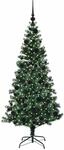 vidaXL K&uuml;nstlicher Vorbeleuchteter Weihnachtsbaum Gr&uuml;n 180 cm 3396763