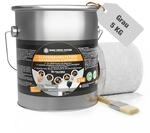 HSS Fl&uuml;ssigkunststoff Abdichtungs- und Reparatur-Set 5 kg Grau