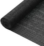 vidaXL Zaunblende Schwarz 2x10 m HDPE 75 g/m&sup2; 149329