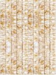 Arsvita Flauschvorhang Flauschgardine Vorhang 100 cm x 200 cm Meliert Beige Wei&szlig;