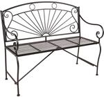 Garden Pleasure Bank Pago 96 cm x 111 cm x 55 cm Schwarz