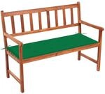 vidaXL Gartenbank mit Auflage 120 cm Massivholz Akazie 3063773