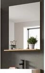 Inn.Furn Badezimmer Spiegel in Eiche 60 x 79 cm Shawn