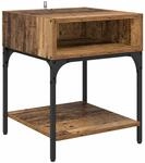 vidaXL Nachttisch Altholz 40 x 40 x 50 cm Holzwerkstoff 881812