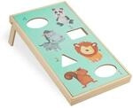 Relaxdays Cornhole Wurfspiel MDF Polyester Sand Mehrfarbig 18 cm x 29 cm x 58 cm 1,1