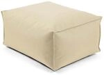 mokebo Outdoor Pouf o Hocker in Beige Der Ruhestifter Fu&szlig;hocker mit EPS-Perlen