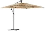 vidaXL Sonnenschirm mit Stahlmast Braun 290x290x238 cm 4005082