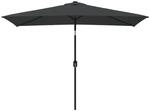 furnicato Sonnenschirm mit Metall-Mast 300x200 cm Anthrazit