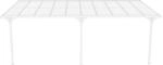 Westmann Alu-Terrassen&uuml;berdachung Bruce 617 Wei&szlig; 300 cm x 617 cm x 270 cm