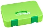 Ecosa EO-8171 Snackbox Brotdose mit 6 F&auml;chern BPA-Frei Gr&uuml;n