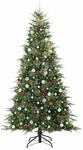vidaXL K&uuml;nstlicher Klappbarer Weihnachtsbaum Gr&uuml;n 240 cm PE und PVC 3397448