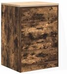vidaXL Garagen-Aufbewahrungsschrank R&auml;uchereiche Massivholz Kiefer 860602
