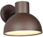 Trio LED-Wandleuchte Elbe Rostoptik 20 cm x 18,5 cm x 24 cm