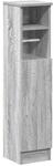 vidaXL Badezimmerschrank mit Rollenhalter Grau Sonoma 20,5x22x90 cm 858502