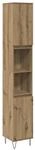 vidaXL Badschrank Artisan-Eiche 30x30x190 cm Holzwerkstoff 857203