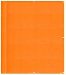 vidaXL Balkon-Sichtschutz Orange 120x1000cm 100% Polyester-Oxford 42002146