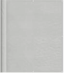vidaXL Balkon-Sichtschutz Hellgrau 120x500 cm 100 % Polyester-Oxford 4000016