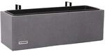 Vivanno Blumenkasten Benno 62 cm x 22 cm x 22 cm Felsgrau