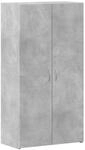 vidaXL Aktenschrank Betongrau 60x32x115 cm Holzwerkstoff 840775