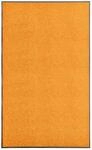 vidaXL Fu&szlig;matte Waschbar Orange 90x150 cm 323455