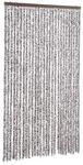 vidaXL Insektenschutz-Vorhang Braun und Beige 118x220 cm Chenille 315131
