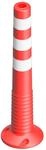 Schake Flexipfosten &Oslash; 80 mm x 750 mm Schrauben D&uuml;bel Rot-Wei&szlig;