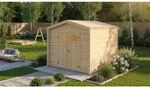 Weka Holz-Gartenhaus Killarney Satteldach Natur Unbehandelt 311 cm x 313 cm