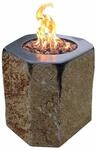 Elementi Gasfeuerstelle Derby in Basalt-Optik Schwarz/Braun aus Naturstein